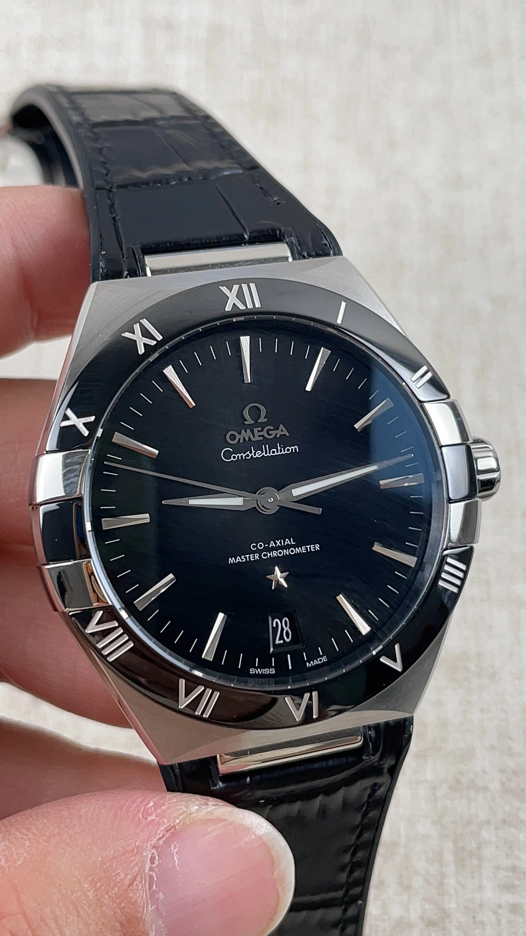 DailyWear CBD Factory Omega Constellation 41mm Steel Black Ceramic Bezel Black Dial (131.33.41.21.01.001) 1:1 Super Clone – DD8900 Movement 312
